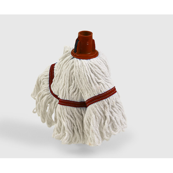 Моп хлопок/синтетика с вышитыми петлями HBC Hygiemix, красный, 250г (15)