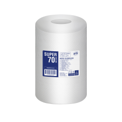 Roku dvieļi Grite Super 70 Coreless, balti, 2-kārt., 12gab, Ø12.7