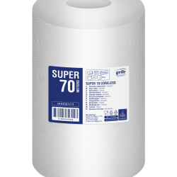 Полотенца для рук Grite Super 70 Coreless, белые, 2-х слойные, 12шт, Ø12.7