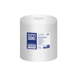 Полотенца для рук Grite Super Maxi 300 Coreless, белые, 1-слойные, 6шт, Ø20