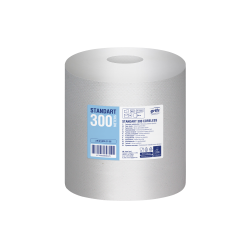 Полотенца для рук Grite Standart Maxi 300 Coreless, беленые, 1-слойные, 6шт, Ø18.5