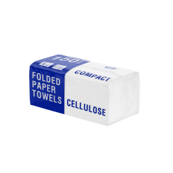 Roku salvetes GRITE Super Compact 150 V 22x23cm, baltas, 2-kārt., 20x150gab (platās 11.5cm)