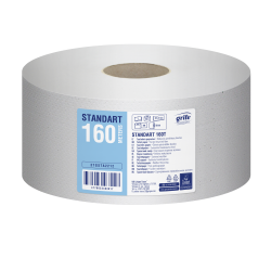 Tualetes papīrs GRITE Standart 160, balināts, 2-kārt., 12gab, Ø18
