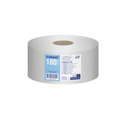 Tualetes papīrs GRITE Standart 180, balināts, 2-kārt., 12gab, Ø18