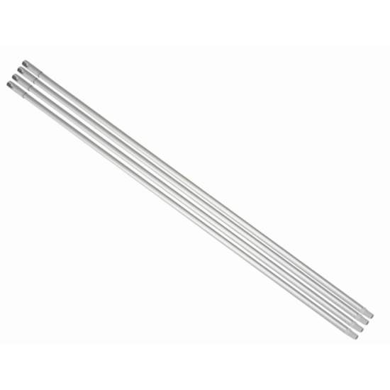 Kāts metāla ar konusa rupjo vītni CISNE, pelēks, 140cm (12)