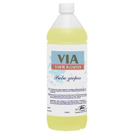 Putu ziepes VIA White flowers, 1L (10)