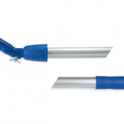 Рукоятка алюминиевая телескопическая с конусом и крупной резьбой MOPATEX, 100-200см (18)