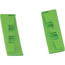 Mopa turētājiem Velcro IPC  X RAIL, rezerves galu plastmasas, zaļas, 2gab