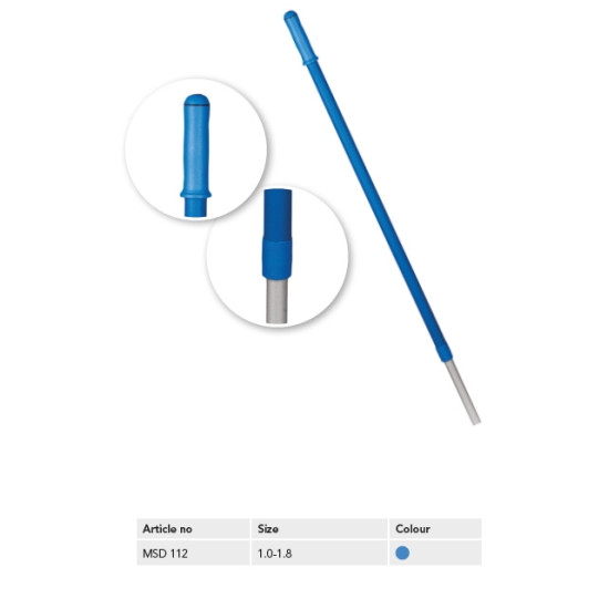 Рукоятка алюминиевая телескопическая для держателя мопов с отверстиями Duotex, 100-180cm (10)