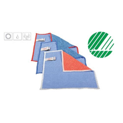 Drāna dubultās mikrošķiedras Duotex Premium DuoCloth, sarkana, 25x25cm, 1gab (100)