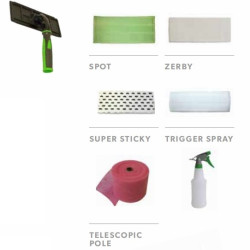 Logu mazgāšanas KOMPLEKTS Velcro IPC CLEANO 10 Discovery Pack, 23cm