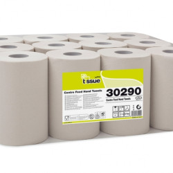 Roku dvieļi E-Tissue MINIPULL 68, gaiši brūni, 2-kārt., 12gab, Ø13