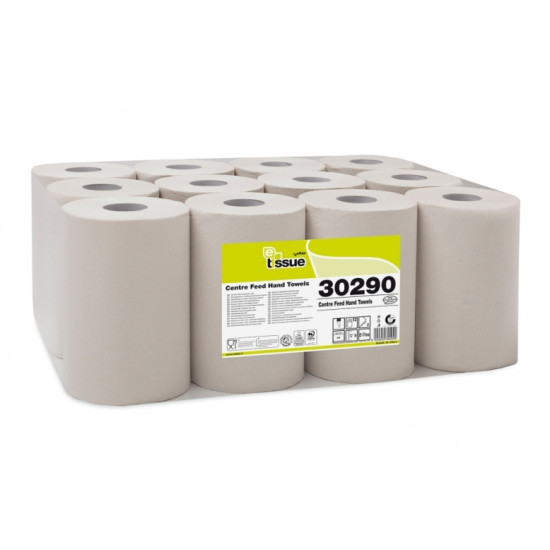 Roku dvieļi E-Tissue MINIPULL 68, gaiši brūni, 2-kārt., 12gab, Ø13