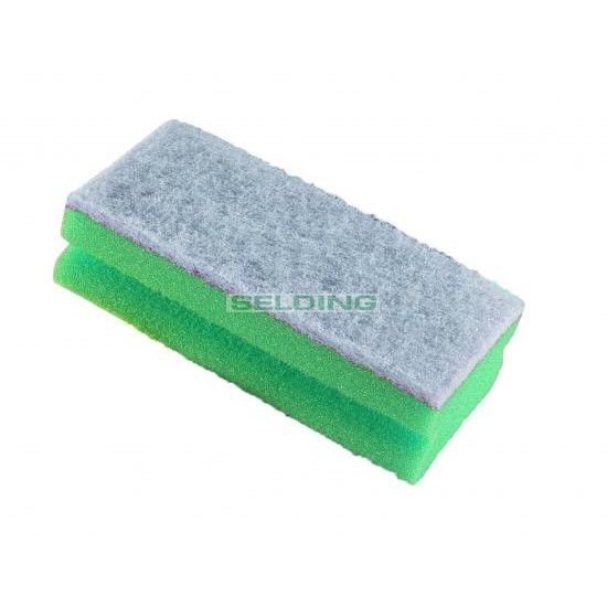 Губки для посуды с абразивом Euromop Sponcolor, 7x15x4.5cм, 10шт