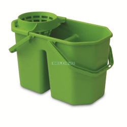 Mоп ведро двухсоставное с выдавливателем EUROMOP Ellisse, зеленое, 15л (10)