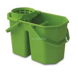 Mоп ведро двухсоставное с выдавливателем EUROMOP Ellisse, зеленое, 15л (10)
