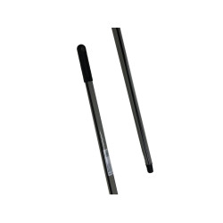 Kāts metāla ar konusa rupjo vītni CISNE Triangular, pelēks/melns, 140cm (12)