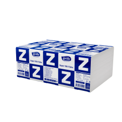 Roku salvetes GRITE Super 150 Z Extra 20.8x24cm, baltas, 2-kārt., 21x150gab (šaurās 8cm)