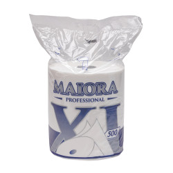 Virtuves dvieļi Celtex MAIORA, balti, 100m, 2-kārt., 1x6= 6gab, Ø20