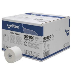 Туалетная бумага CELTEX Magnum Revolver 100, белая, 2-х слойная, 27шт, Ø13.3