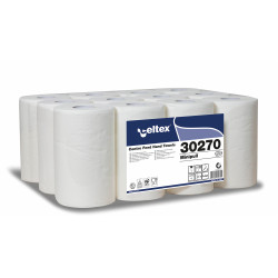 Roku dvieļi Celtex MINIPULL 72,  balti, 2-kārt., 12gab, Ø13