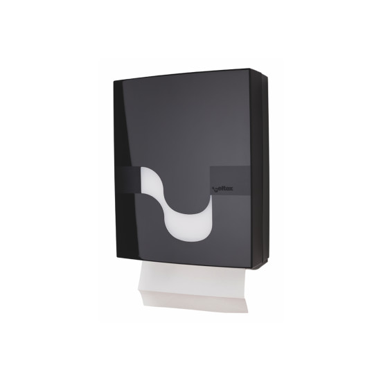 Turētājs roku salvetēm CELTEX Maxi, melns (platais)