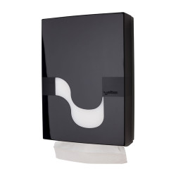 Turētājs roku salvetēm CELTEX Mini, melns (šaurais)