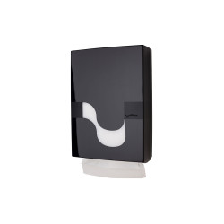 Turētājs roku salvetēm CELTEX Mini, melns (šaurais)