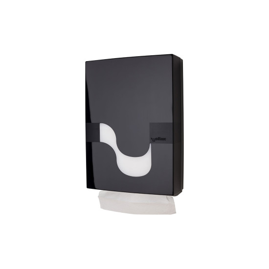 Turētājs roku salvetēm CELTEX Mini, melns (šaurais)