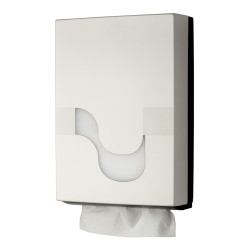 Turētājs roku salvetēm CELTEX Mini, balts (šaurais)