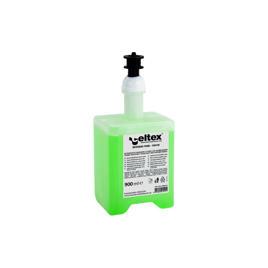 Putu ziepes ar antibakteriālu iedarbību CELTEX HY FOAM zaļas, 900ml (4)