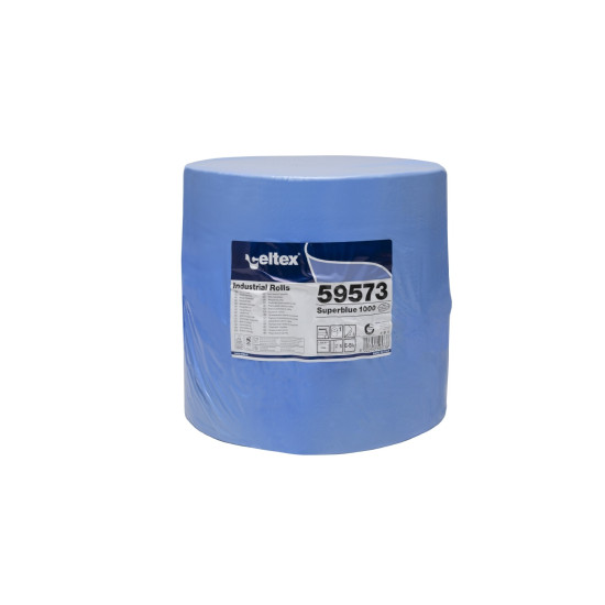 Industriālais papīrs CELTEX Superblue 1000, zils, 3-kārt., 360m