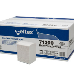 Tualetes papīrs/salvetes CELTEX Comfort, balts, 2-kārt., 36x250gab