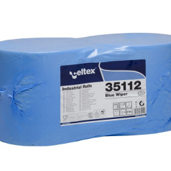 Industriālais papīrs CELTEX Blue Wiper, zils, 2-kārt., 290m, 2gab