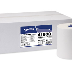 Полотенца для рук CELTEX System 280, белые, 2-х слойные, 6шт, Ø20