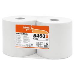 Промышленная бумага SAVE Plus, белая, 2-х слойная, 280м, 2шт