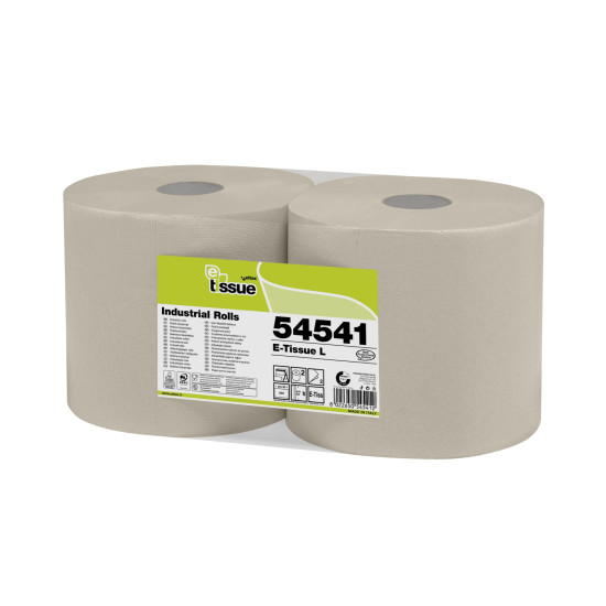 Промышленная бумага CELTEX E-Tissue L, светло коричневая, 2-х слойная, 240м, 2шт