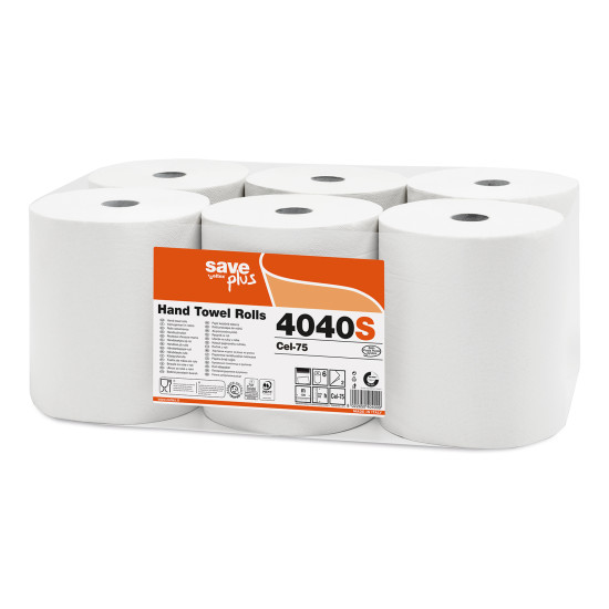 Roku dvieļi SAVE Plus 130, balti, 2-kārt., 6gab, Ø19