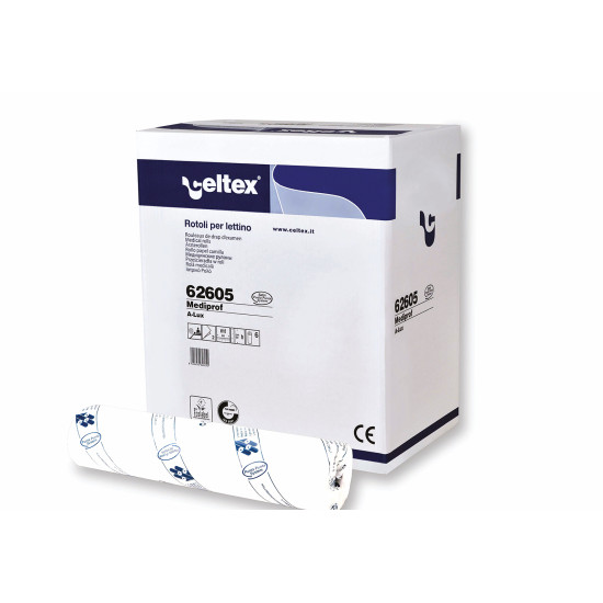 Sanitārie pārklāji Celtex Mediprof, 50cm x 80m, balti, 2-kārt., 6gab