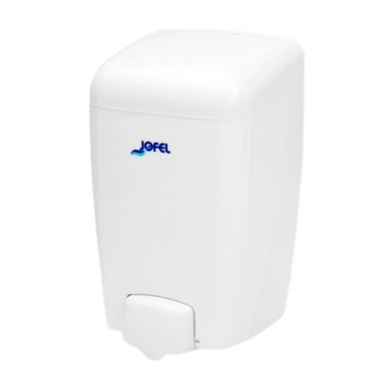 Turētājs šķidrajām ziepēm JOFEL AZUR, balts, 1L  (10)