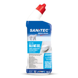 Želeja WC tīrīšanai Sanitec BLU WC GEL, 750ml (12)
