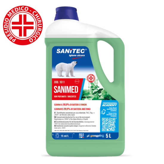Дезинфицирующее средство для поверхности Sanitec SANIMED, 5Л (2)