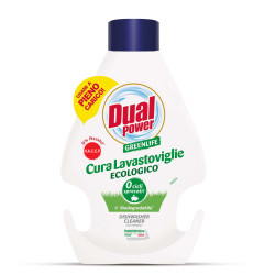 Ekoloģiskais trauku mašīnu tīrīšanas līdzeklis Dual Power GREENLIFE Cura Lavastoviglie, 250ml (12)