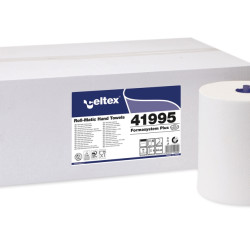 Полотенца для рук CELTEX System Plus 95, белые, 3-х слойные, 6шт, Ø19