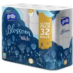 Tualetes papīrs GRITE Blossom 32, 3-kārt., 32×3=96gab
