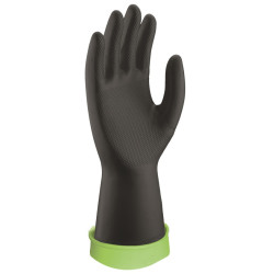 Перчатки резиновые PONGAL, 7/7.5-S (12)