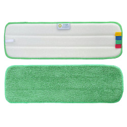 Mops mikrošķiedras Velcro PONGAL Micro Ultra, zaļš/balts, 63cm (30)