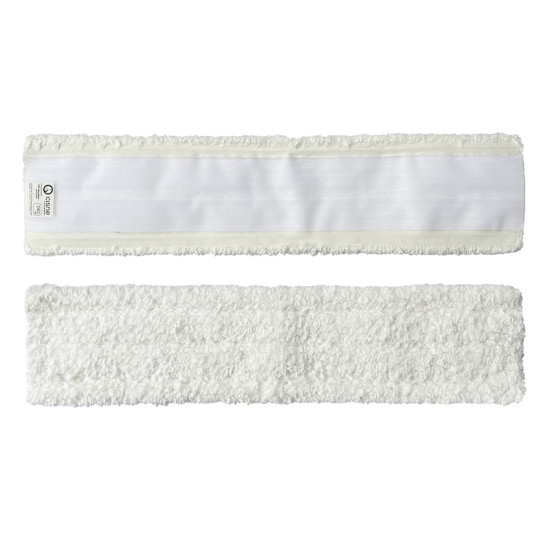 Моп микрофибры Velcro CISNE, белый, 60см (12)