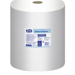 Roku dvieļi Grite Standart 150 Autocut, balti, 2-kārt., 6gab, Ø19