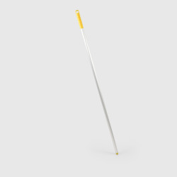 Рукоятка алюминиевая с конусной тонкой резьбой HBC, желтая, 136см (12)